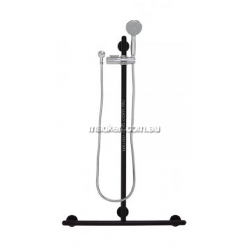 View Shower Set  T Grab Rail Slider and Handset details.