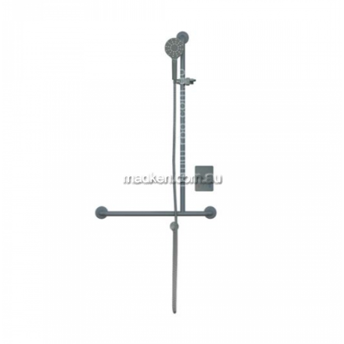 View RBA4110-950 5 Star Shower T-Rail Kit and Mixer Right Hand details.