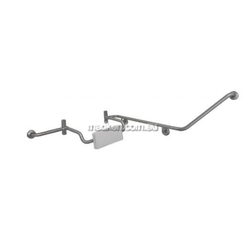 View RBA4150 Grab Rail Wraparound and Backrest 40 Degree details.