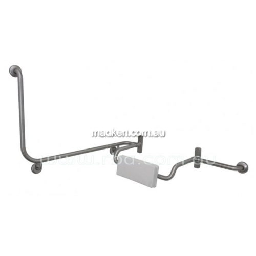 View RBA4150 Grab Rail Wraparound and Backrest 90 Degree details.