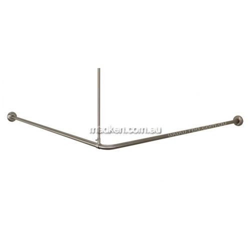 View RBA4171-100 Shower Curtain Rail L Shaped details.