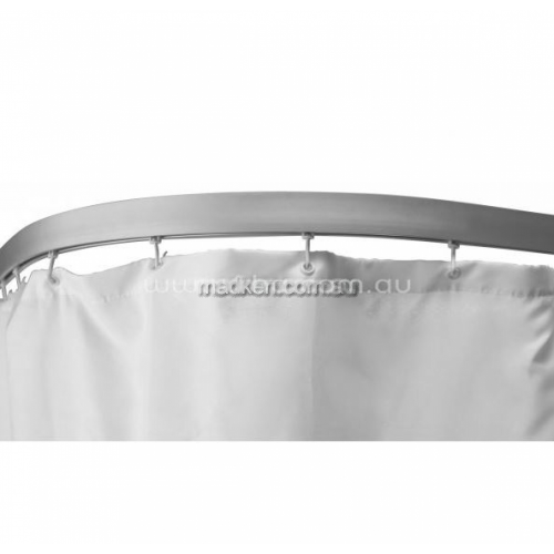 View RBA4177 Shower Curtain Taffeta White details.