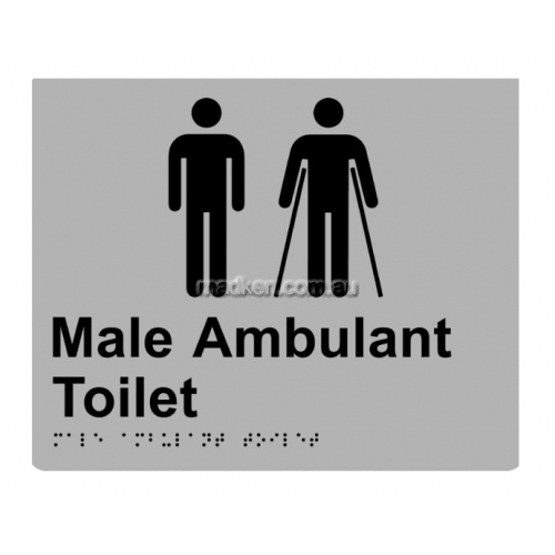 View Braille Sign RBA4330 Male Ambulant Toilet details.