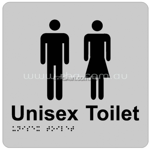 View Braille Sign RBA4330 Unisex Toilet details.