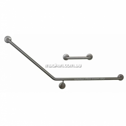 View Toilet Grab Rail Set 40 Degree 850 x 700mm details.