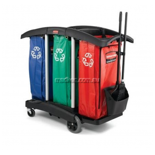9T92 Cleaning Cart Triple Capacity