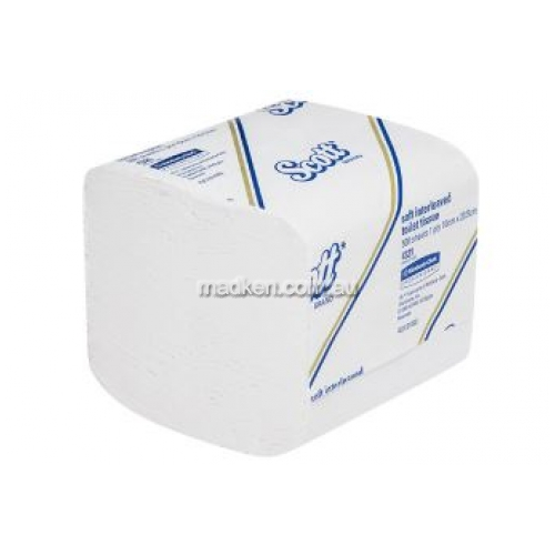 4321 Soft Interleaved Toilet Tissue Paper  500 Sheets Bulk Buy