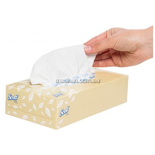4725 Scott Facial Tissues 2 Ply 100 Sheets White 
