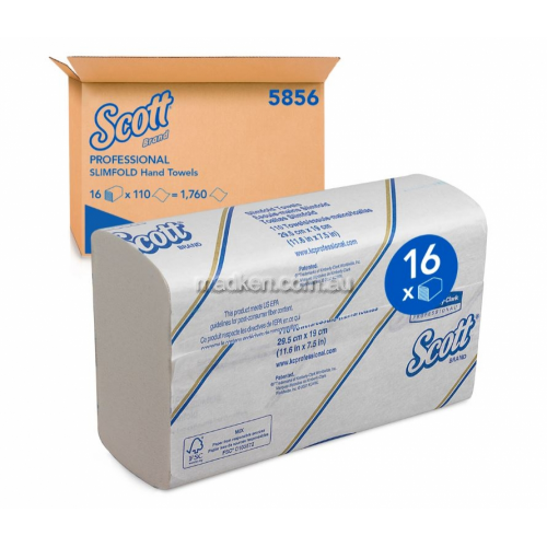 View 5856 Slimfold Hand Towels details.