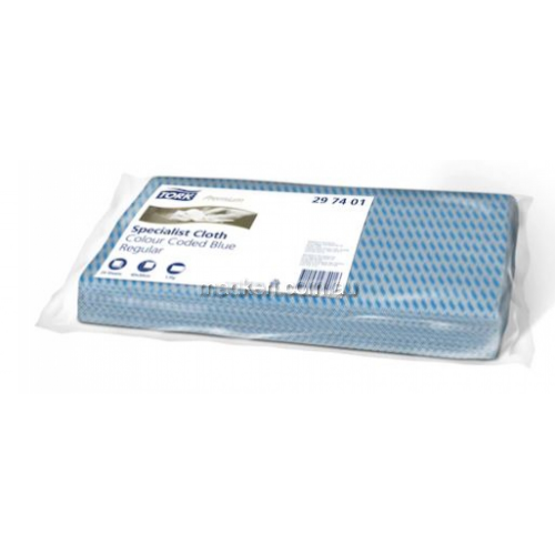 297401 Blue Coloured Cleaning Cloth Folded