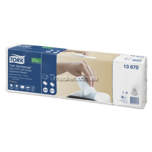 13670 Napkins Extra Soft Leaf Design