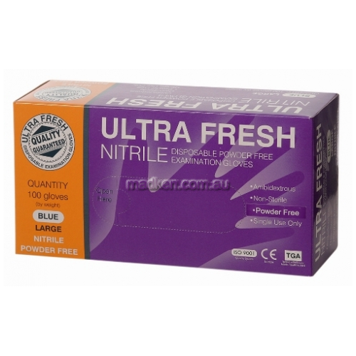 View Disposable Nitrile Gloves Powder Free Extra Large details.