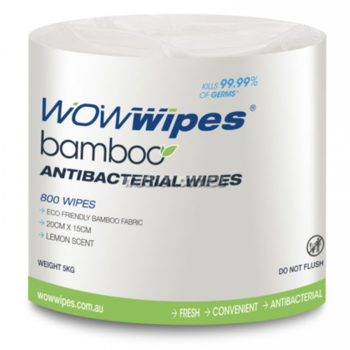 View Bamboo Fabric Antibacterial Wipes 3200 Sheets details.