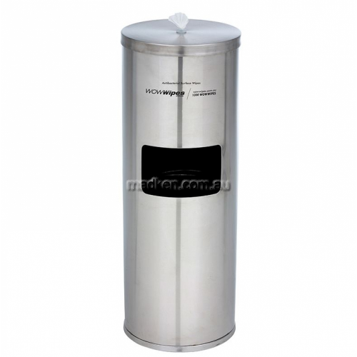 View Floor Standing Wipe Dispenser and Bin details.