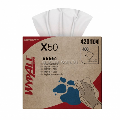 View X50 Single Sheet Handy Reusable Wipers details.