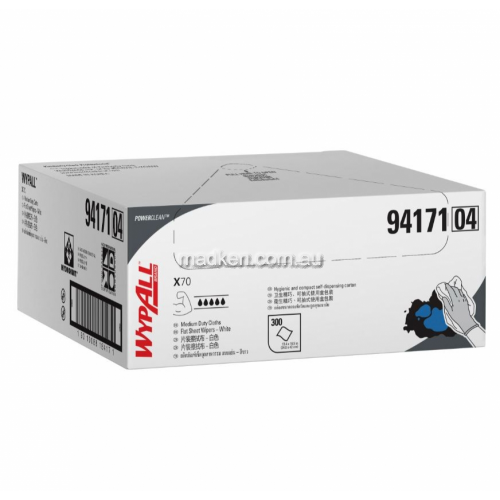 View X70 Single Sheet Wipers details.