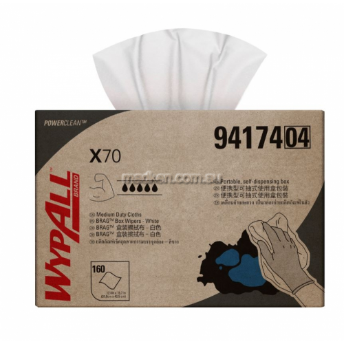 View X70 Single Sheet Wipers details.