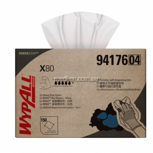 X80 BRAG Box Single Sheet Wipers